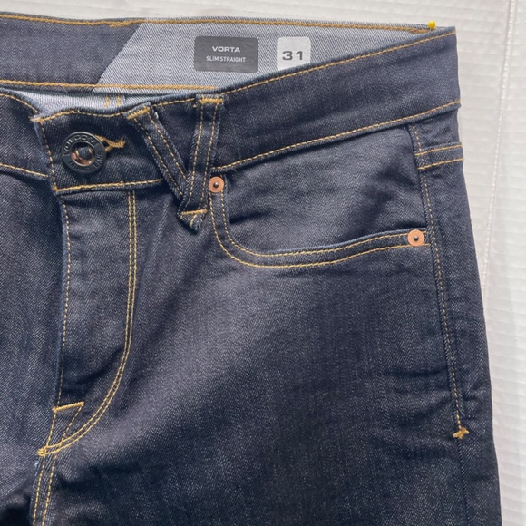 Dark Blue VLCM , Vorta Slim Straight Stretch Jean. - Picture 6 of 9